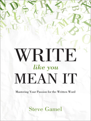cover image of Write Like You Mean It